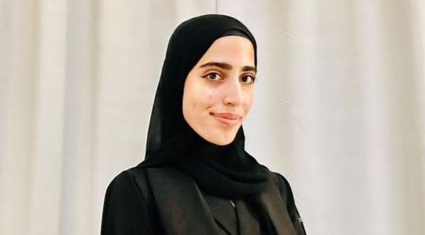 Aryam Al-Kaabi, a 21-year-old Emirati entrepreneur and innovation management student, stands confidently, radiating determination and leadership. She is known for her commitment to youth empowerment and community development, with a string of impressive awards and initiatives to her name.