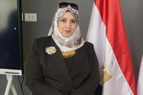 A portrait of Dr. Hala Mohammed Imam, an Assistant Professor at Najran University in Saudi Arabia, a trailblazer in legal academia and women's empowerment.