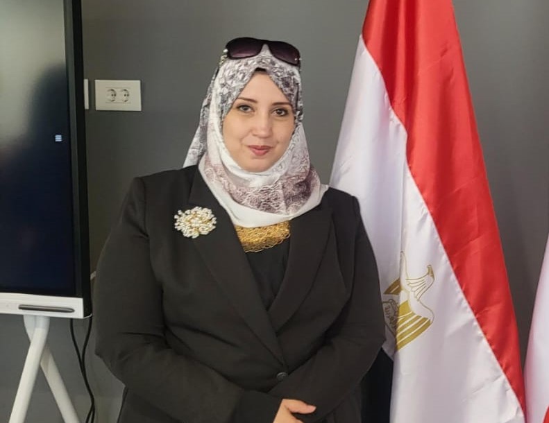 A portrait of Dr. Hala Mohammed Imam, an Assistant Professor at Najran University in Saudi Arabia, a trailblazer in legal academia and women's empowerment.