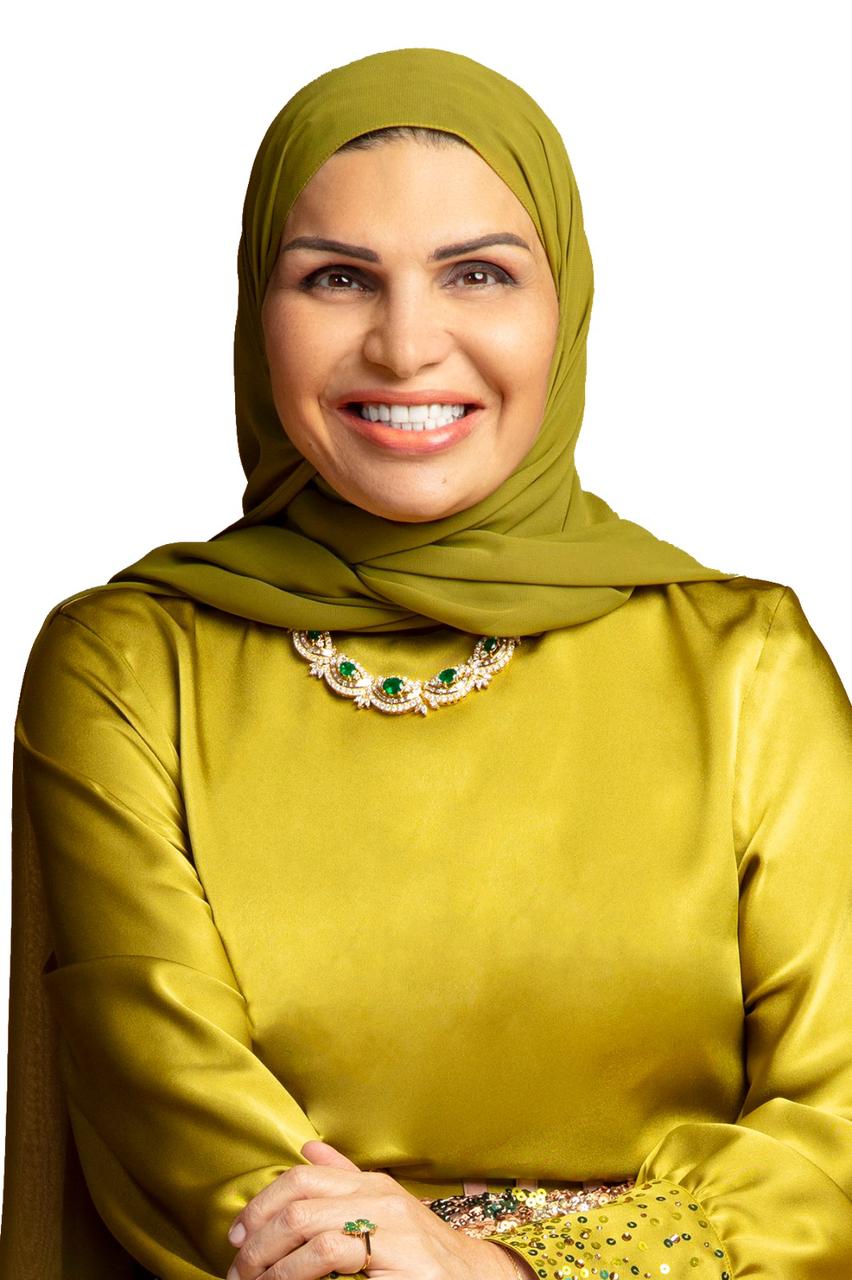 Hon. Lujaina Mohsin Haider Darwish, a distinguished business leader in Oman, recognized for her exceptional contributions to entrepreneurship, women empowerment, and community development.